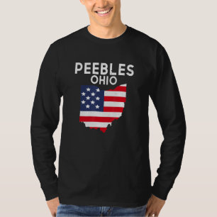 Peebles Ohio USA State America Travel Ohioan T-Shirt