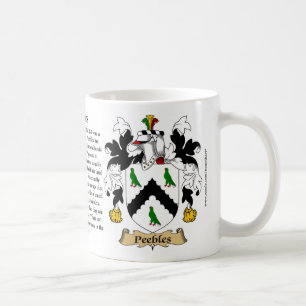 Peebles, the Origin, the Meaning and the Crest Coffee Mug
