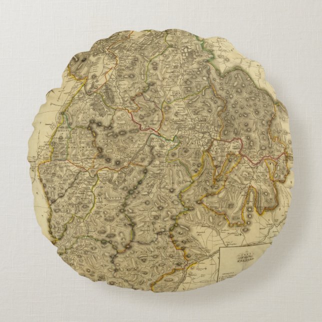 PeeblesShire Round Cushion (Front)