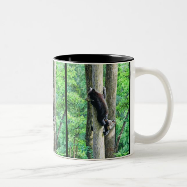 Peek-a-Bear Two-Tone Coffee Mug (Right)
