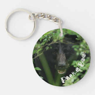 Peek-a-Boo Bear Key Ring