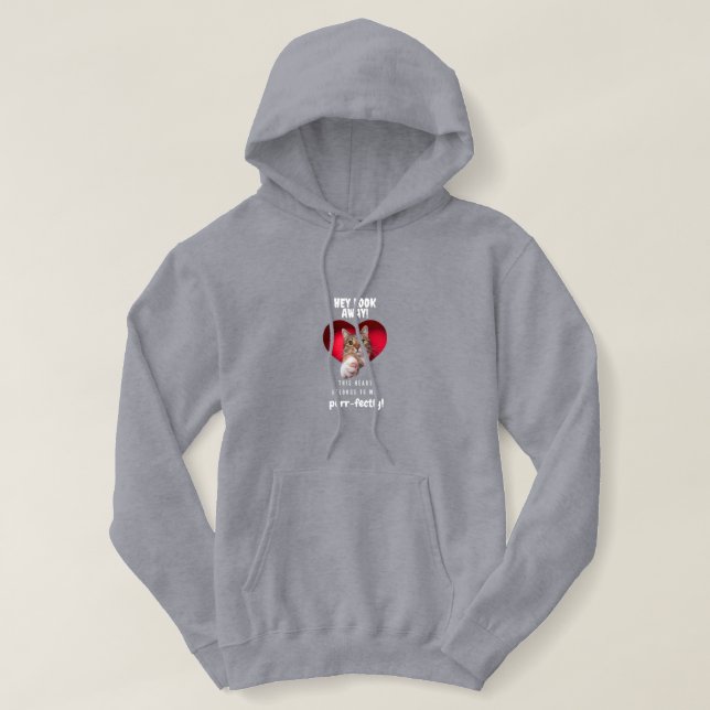 Peek-a-Boo Cat Hoodie (Design Front)