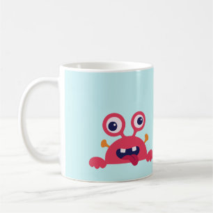 Peek-a-Boo - Cute Crab Coffee Mug