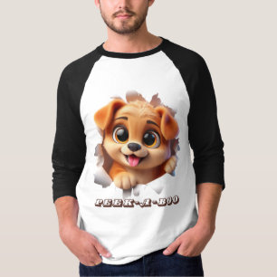 Peek-A-Boo design for pet lovers T-Shirt