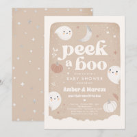 Peek A Boo Gender Neutral Ghost Baby Shower