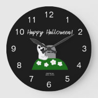 Peek A Boo Ghost Acrylic Wall Clock