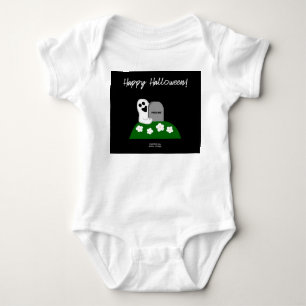 Peek A Boo Ghost Baby Jersey Bodysuit