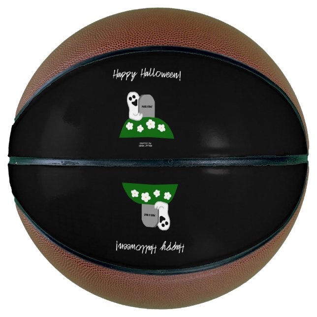 Peek A Boo Ghost Basketball (Front)