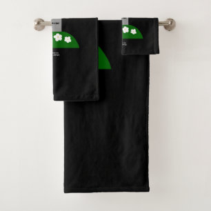Peek A Boo Ghost Bathroom Towel Set