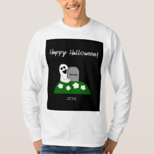Peek A Boo Ghost Men's Long Sleeve Shirt