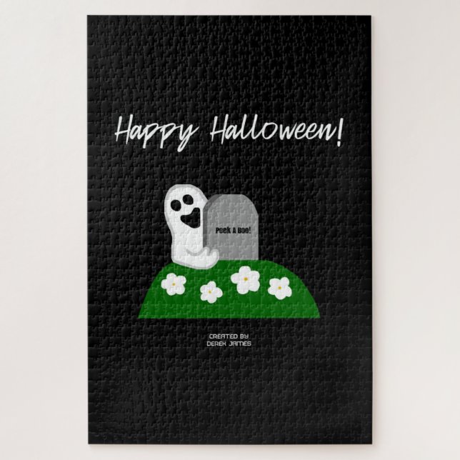 Peek A Boo Ghost Puzzle 20" X 30" (Vertical)