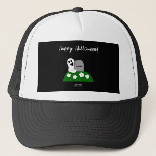 Peek A Boo Ghost Trucker Hat