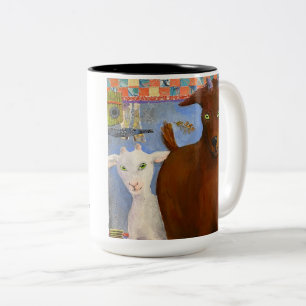 Peek-a-boo! Goat Mug - funny goats with every cup!