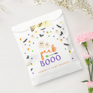 Peek a Boo Halloween Baby Shower Favour Bag