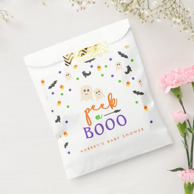 Peek a Boo Halloween Baby Shower Favour Bag (Sealed)