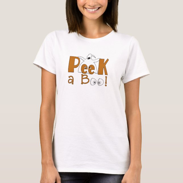 Peek A Boo Halloween T-shirts and Gifts (Front)