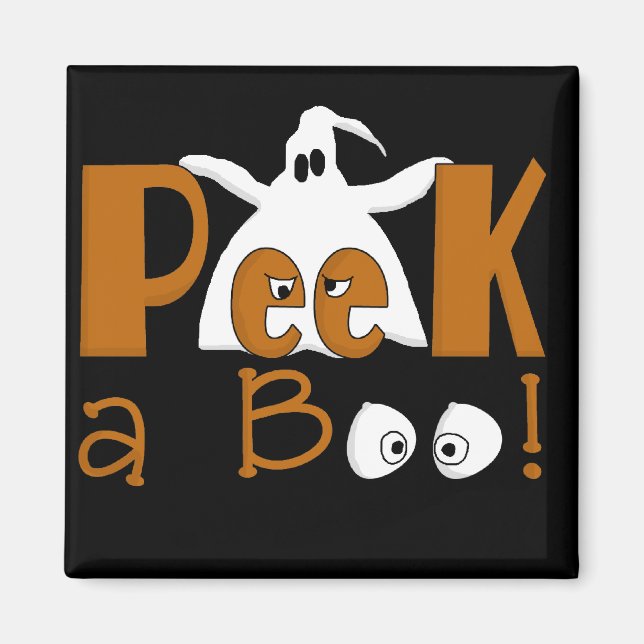Peek A Boo Halloween T-shirts and Gifts Magnet (Front)