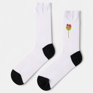 peek a boo heart socks