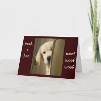 PEEK-A-BOO I LOVE YOU ANY OCCASION CARD