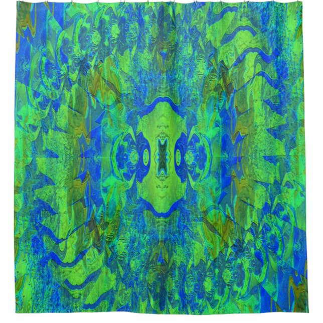 Peek-a-boo in the Sea.... Shower Curtain (Front)