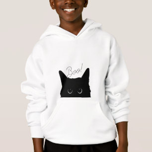 Peek A Boo Kitty Kids Hoodie