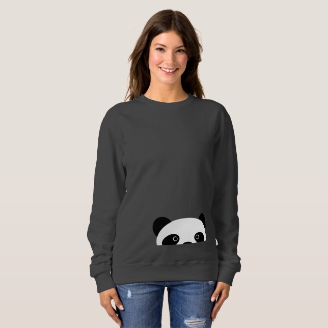 Peek-A-Boo Panda Sweatshirt (Front Full)