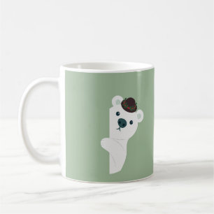 Peek-a-Boo - Polar Bear Coffee Mug