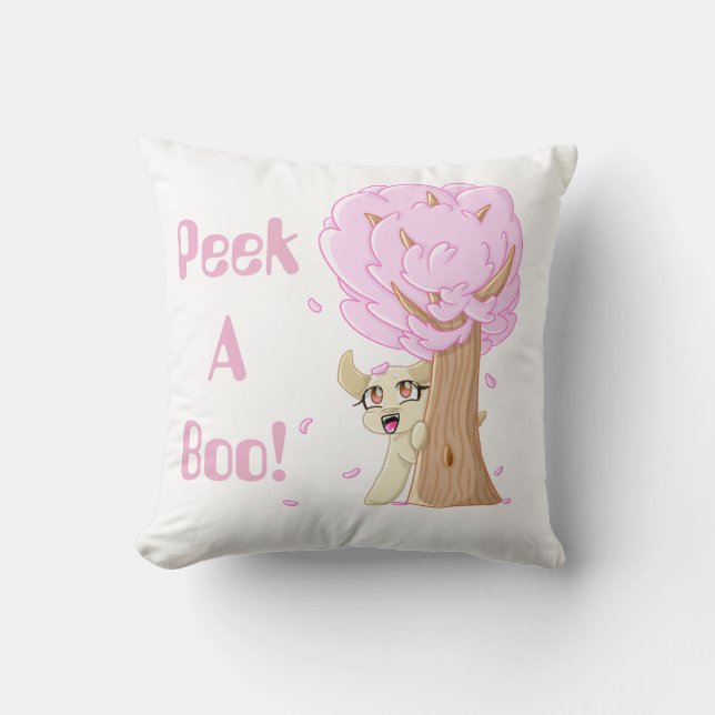 Peek-A-Boo Puppy Pillow! Cushion (Front)
