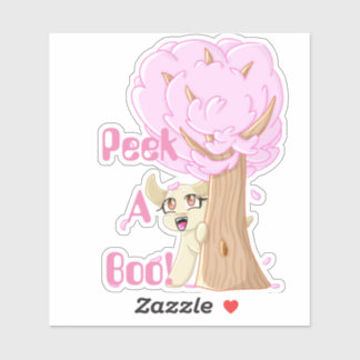 Peek-A-Boo Puppy Vinyl Sticker!!!