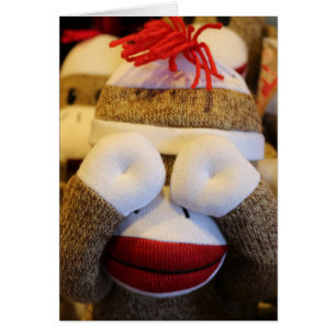 Peek-a-boo Sock Monkey