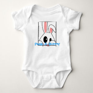 Peek-A-Bunny Baby Bodysuit