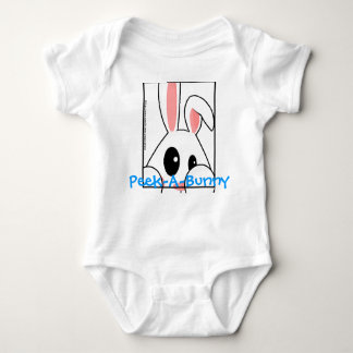 Peek-A-Bunny Baby Bodysuit