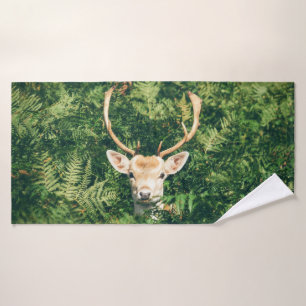 Peek a Deer Bath Towel
