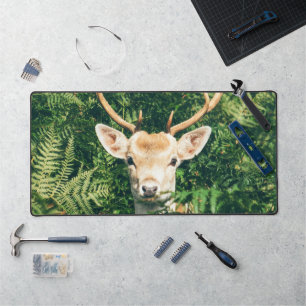 Peek a Deer  Desk Mat