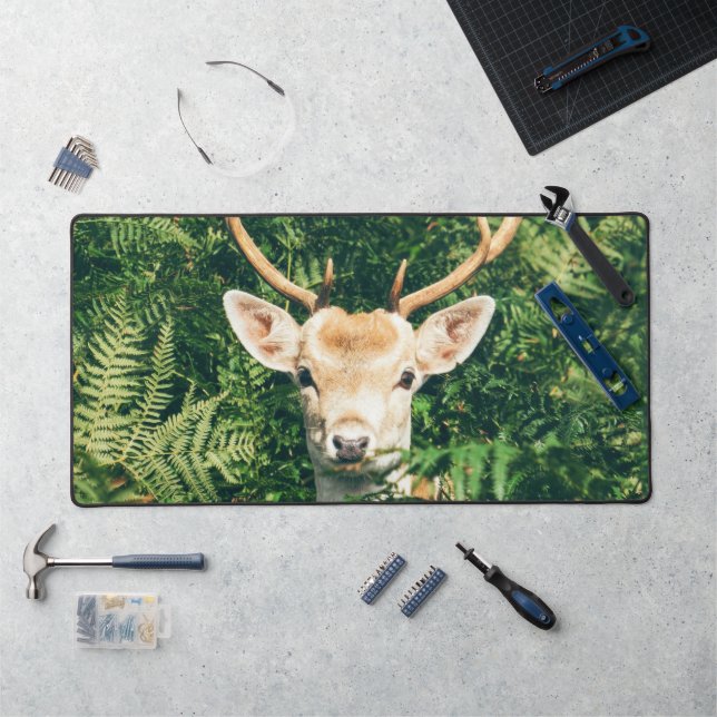 Peek a Deer  Desk Mat (Workstation)