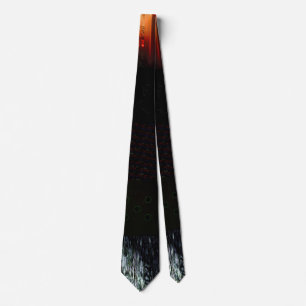 Peek Abstract Glitch Art Digital Distortion Grid Tie