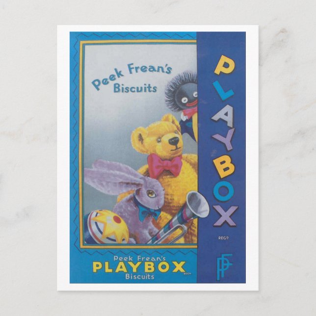 Peek Frean's Biscuits Playbox Ad Postcard (Front)