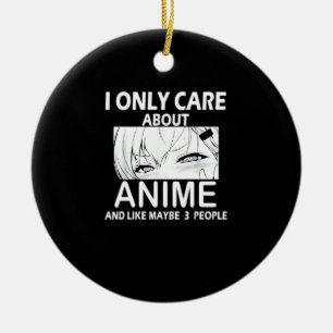 Peekabo Anime Ceramic Ornament