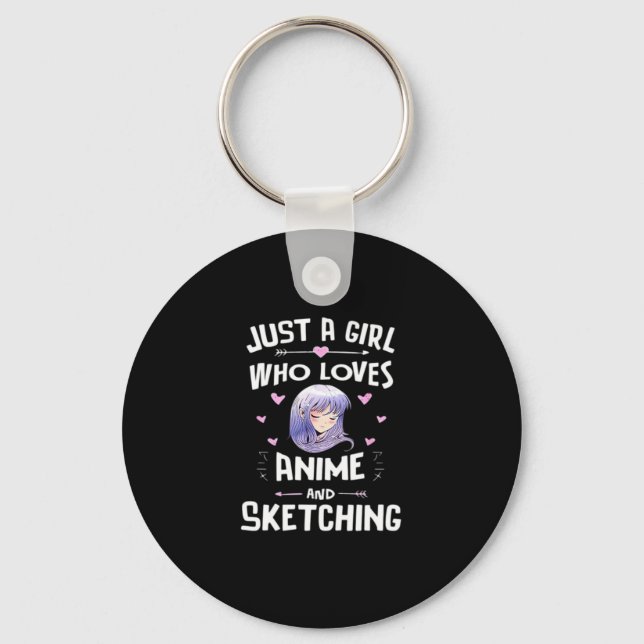 Peekabo Anime Classic Key Ring (Front)
