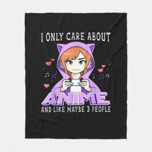 Peekabo Anime Manga Fleece Blanket