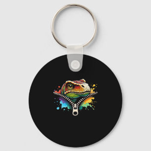 Peekabo Design For Halloween Key Ring