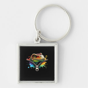 Peekabo Design For Halloween Key Ring