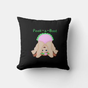 Peekabo For Halloween Cushion