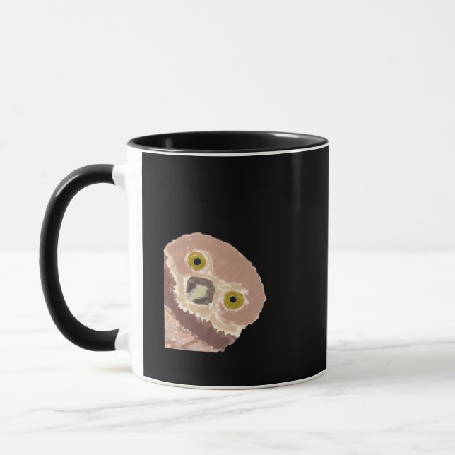 Peekabo Funny Design For Halloween Mug (Left)