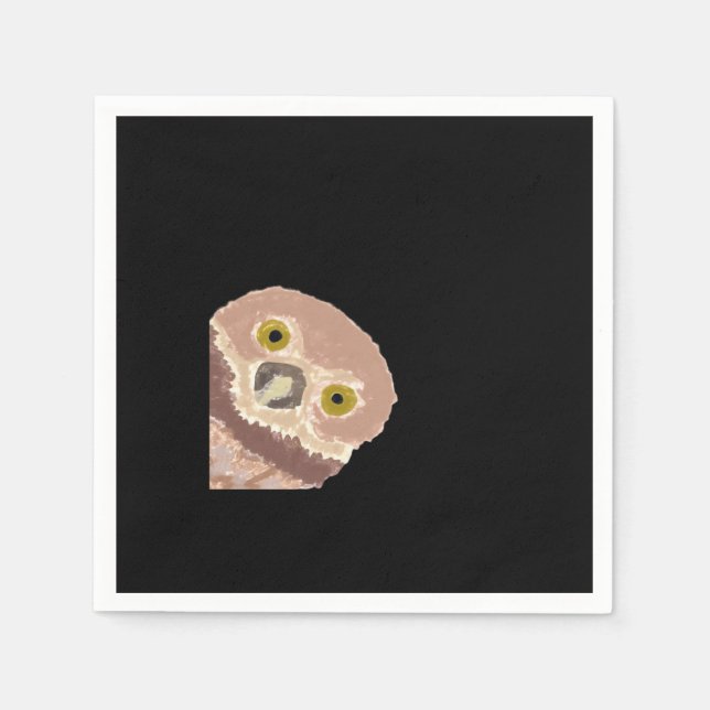 Peekabo Funny Design For Halloween Napkin (Front)