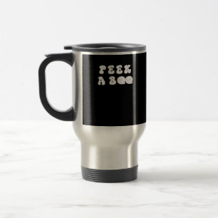 Peekabo Funny Halloween Travel Mug