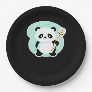 Peekabo Panda Paper Plate