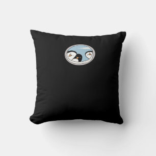 Peekabo Penguins Cushion