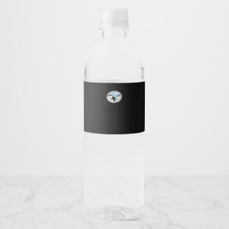 Peekabo Penguins Water Bottle Label