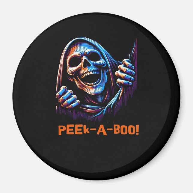 Peekabo Poltergeist Prankster Magnet (Front)